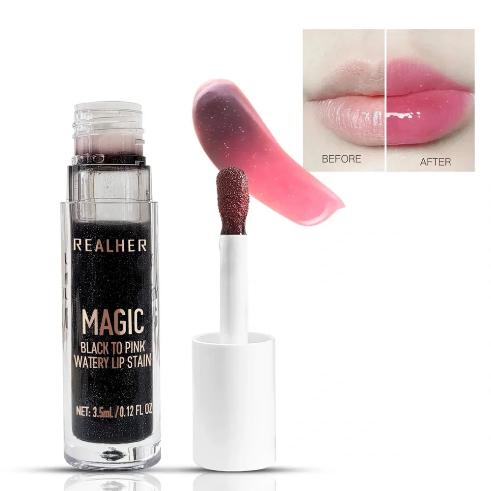 RealHer Magic Black To Pink Lip Stain - NEW!!  makeup beauty lipstick gloss balm - Picture 3 of 5